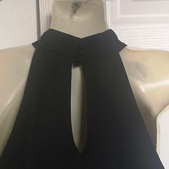 Adiva Ladies Ruffle Pleated Top Black Small 🖤🖤 - Picture 6 of 16